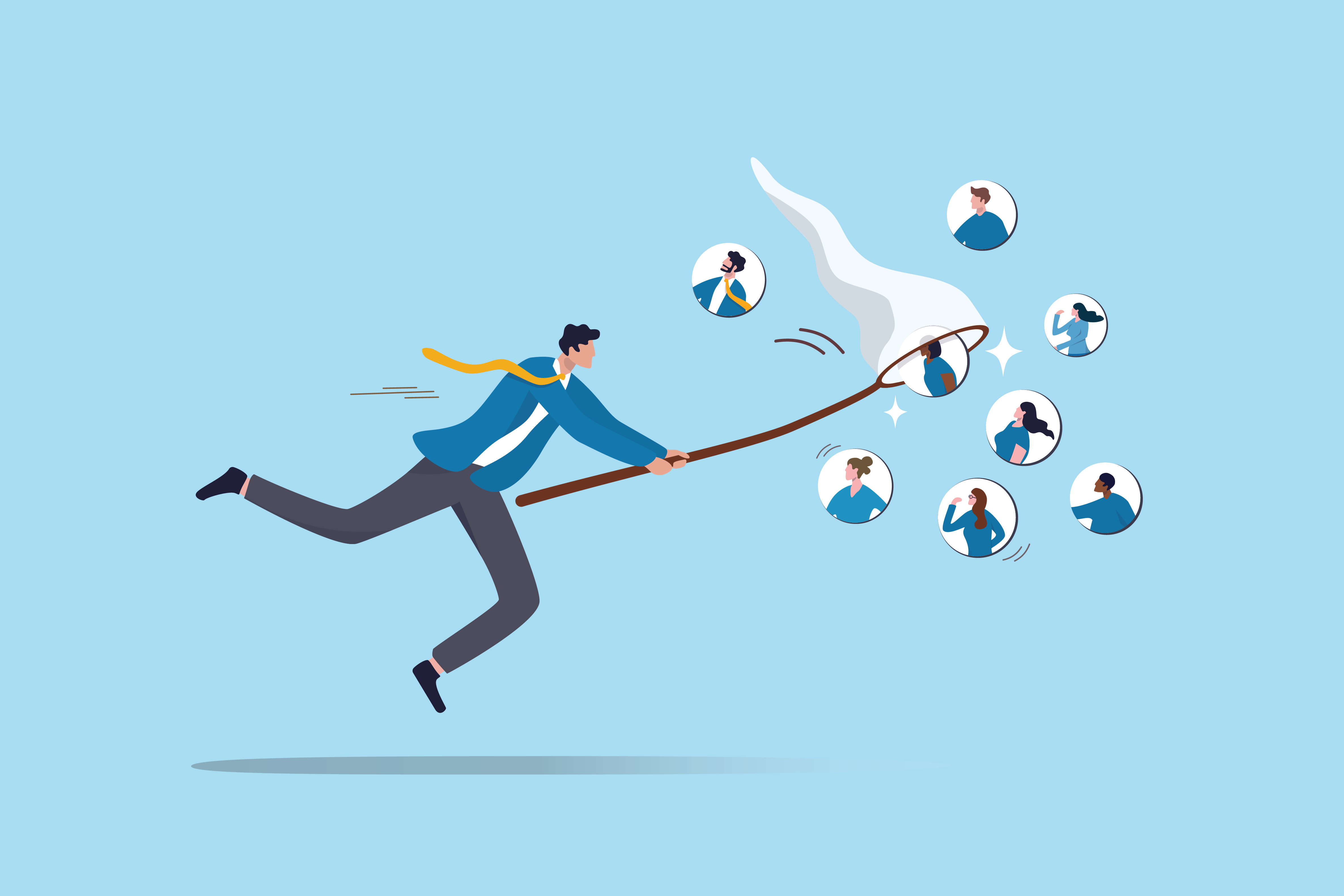 Lead Generation Illustration